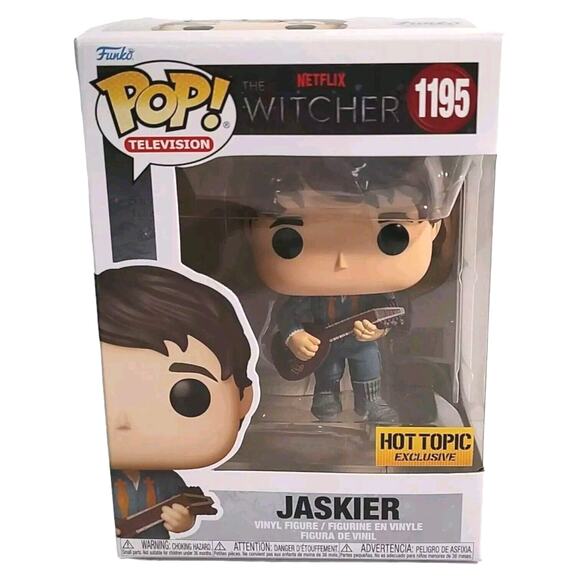 Funko Pop! Vinyl The Witcher Jaskier Hot Topic Exclusive #1195 Kids Action Toy - Picture 1 of 6
